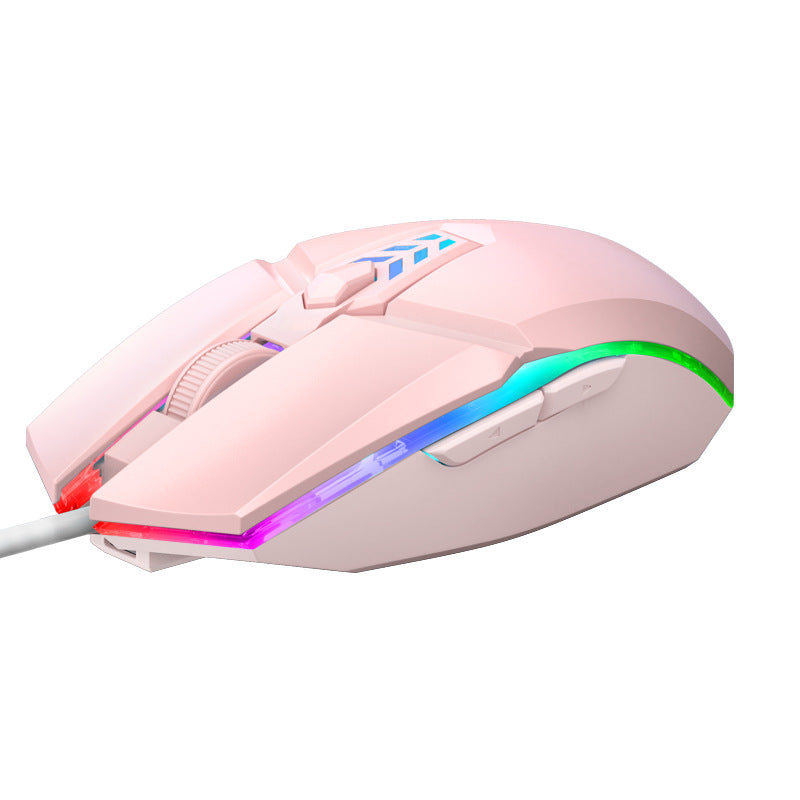 Experience Unmatched Comfort with the Luminous Silent Wired Office Mouse